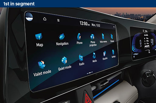 26.03 cm (10.25") HD Audio video navigation system & Digital cluster