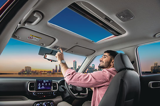Smart electric sunroof